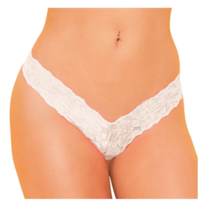 Tanga less sexy Petit lenceria erotica Blanco