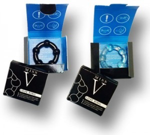 Anillo peneano Transparente Ring Strech textura soft (Caja Deluxe