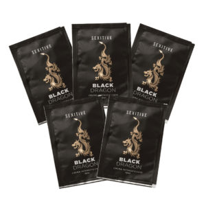 Crema Intensificante Sexitive Black Dragon Sexitive unisex 10ml Pack 5 unidades pouch