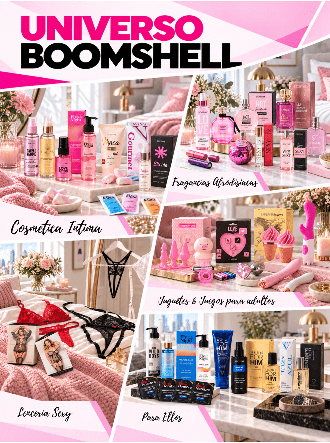 Universo Boomshell y nuestras líneas de productos